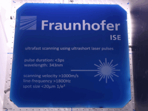 Laseranlage, Fraunhofer ISE