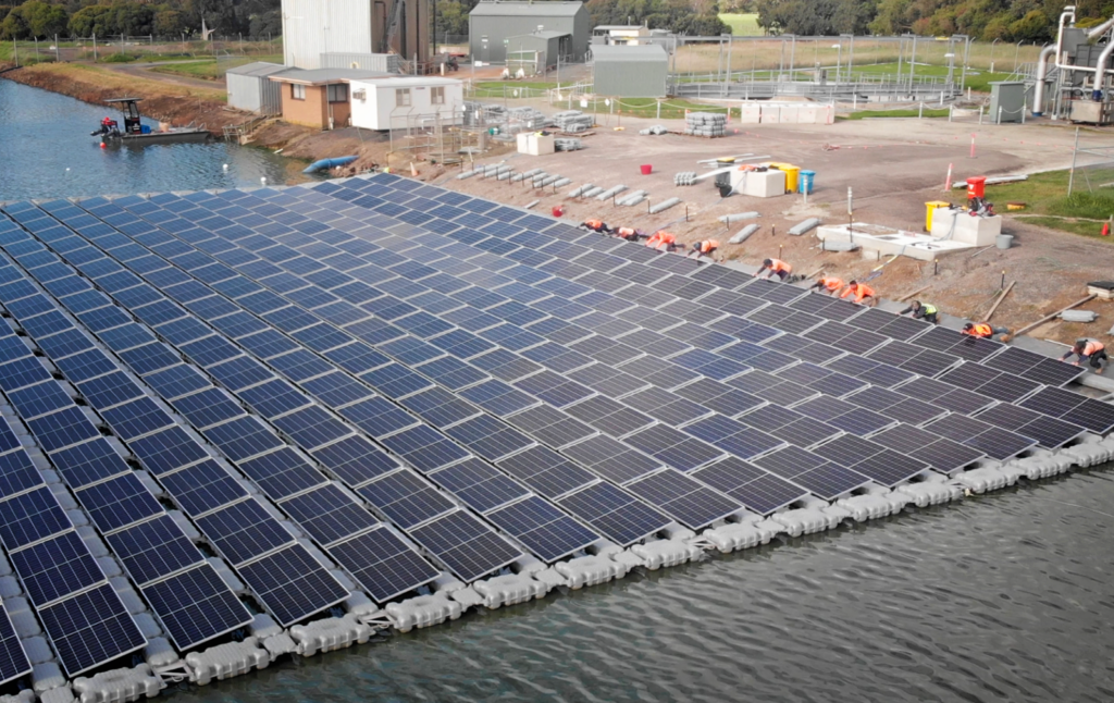 Victorian water utility launches Australia‘s largest floating solar ...