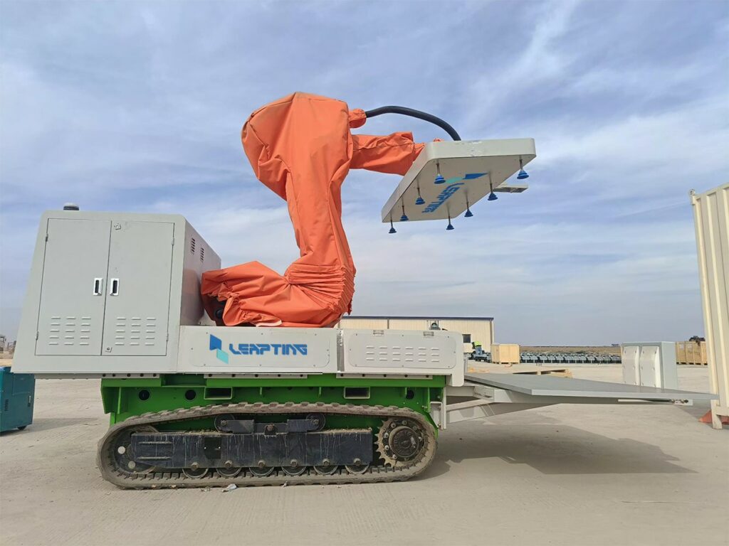 Module Mounting Robots Leapting rolls out PV module-mounting robot in Australia - pv magazine ...