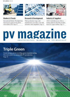 01/2010 Single Digital Issue - pv magazine global