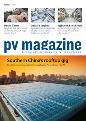 01/2013 Single Digital Issue - pv magazine global