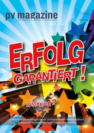 01/2014 Single Print & Digital Issue - pv magazine Germany