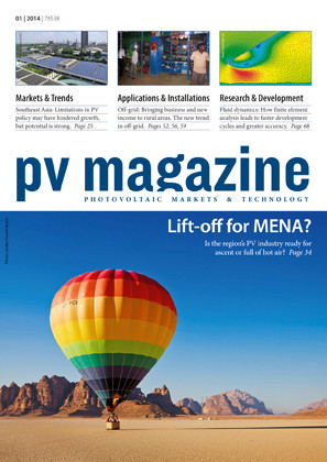01/2014 Single Digital Issue - pv magazine global