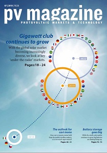 07/2019 Single Print & Digital Issue - pv magazine global